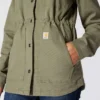 Damska płaszcz z oddychającego płótna z Tencelem