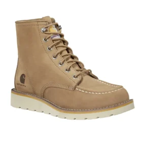 Damskie buty na koturnie z noskiem typu moc-toe o wysokości 6 cali
