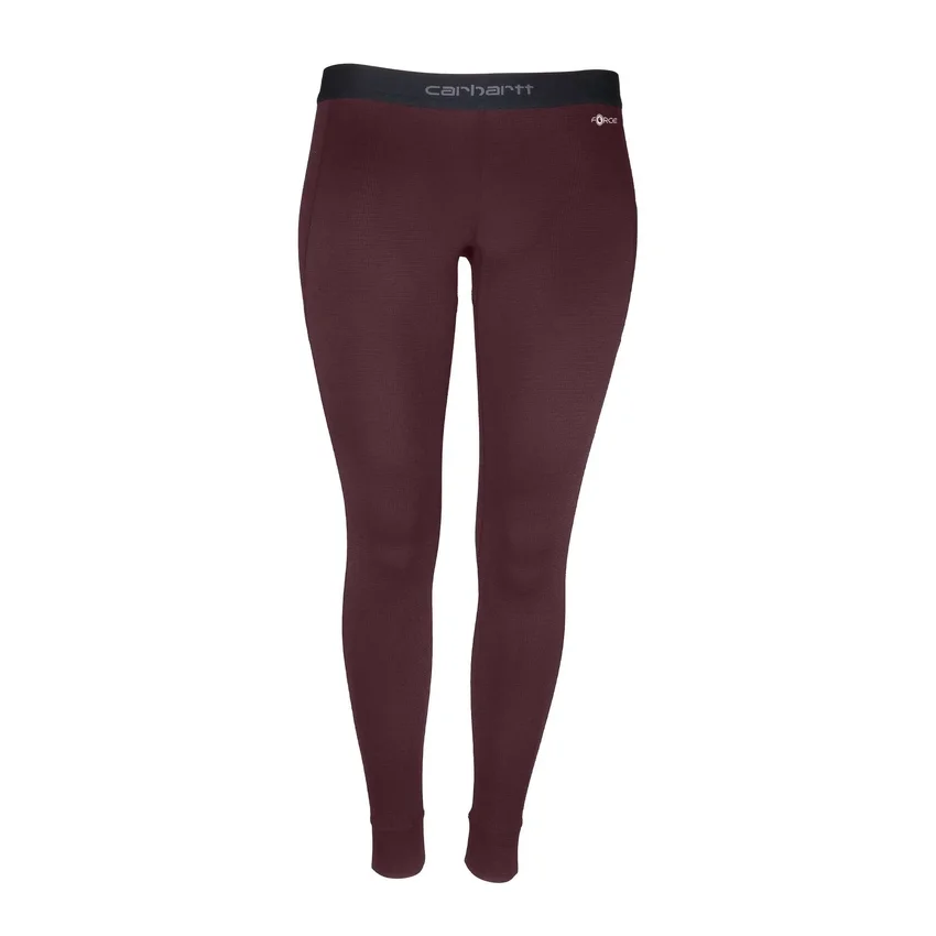 Damskie spodnie Carhartt Force® Midweight Waffle Base Layer