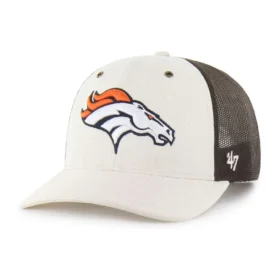 Denver Broncos '47 Niefarbowana czapka typu trucker o luźnym kroju