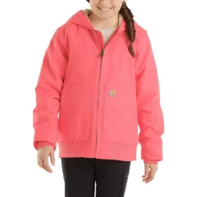 Dziewczęca flanelowa bluza Active Jac z długimi rękawkami i podszewką z polaru Sherpa (dzieci/młodzież)