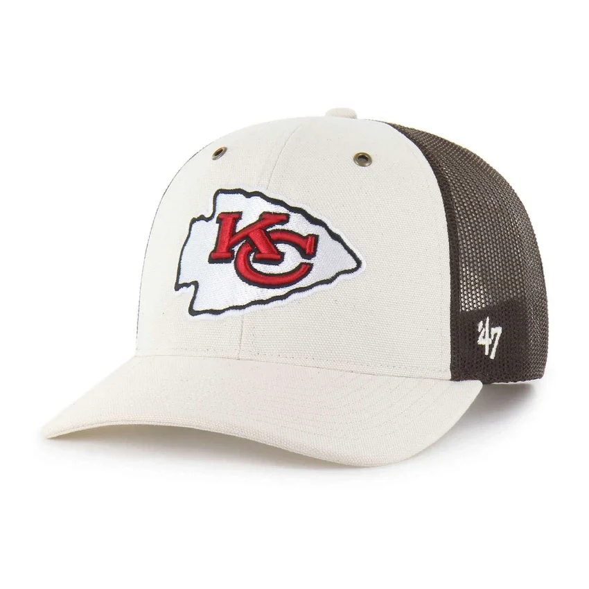 Kansas City Chiefs '47 Niefarbowana czapka typu trucker o luźnym kroju