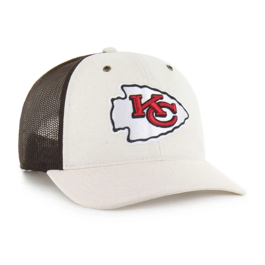 Kansas City Chiefs '47 Niefarbowana czapka typu trucker o luźnym kroju