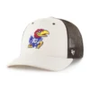 Kansas Jayhawks '47 – czapka typu trucker, niebarwiona