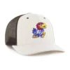 Kansas Jayhawks '47 – czapka typu trucker, niebarwiona