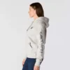 Kultowa damska bluza z kapturem Clarksburg o luźnym kroju, z podszewką z polaru i logo