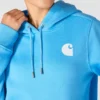 Kultowa damska bluza z kapturem Clarksburg o luźnym kroju, z podszewką z polaru i logo