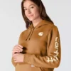 Kultowa damska bluza z kapturem Clarksburg o luźnym kroju, z podszewką z polaru i logo