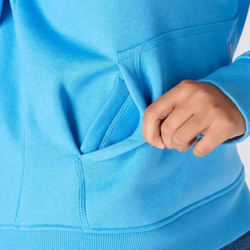Kultowa damska bluza z kapturem Clarksburg o luźnym kroju, z podszewką z polaru i logo