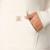 Kultowa damska bluza z kapturem Clarksburg o luźnym kroju, z podszewką z polaru i logo