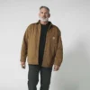 Kurtka męska Rain Defender® o luźnym kroju, z grubej pikowanej tkaniny, zapinana na zatrzaski z przodu