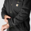 Kurtka męska Rain Defender® o luźnym kroju, z grubej pikowanej tkaniny, zapinana na zatrzaski z przodu