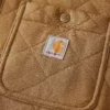 Kurtka męska Rain Defender® o luźnym kroju, z grubej pikowanej tkaniny, zapinana na zatrzaski z przodu