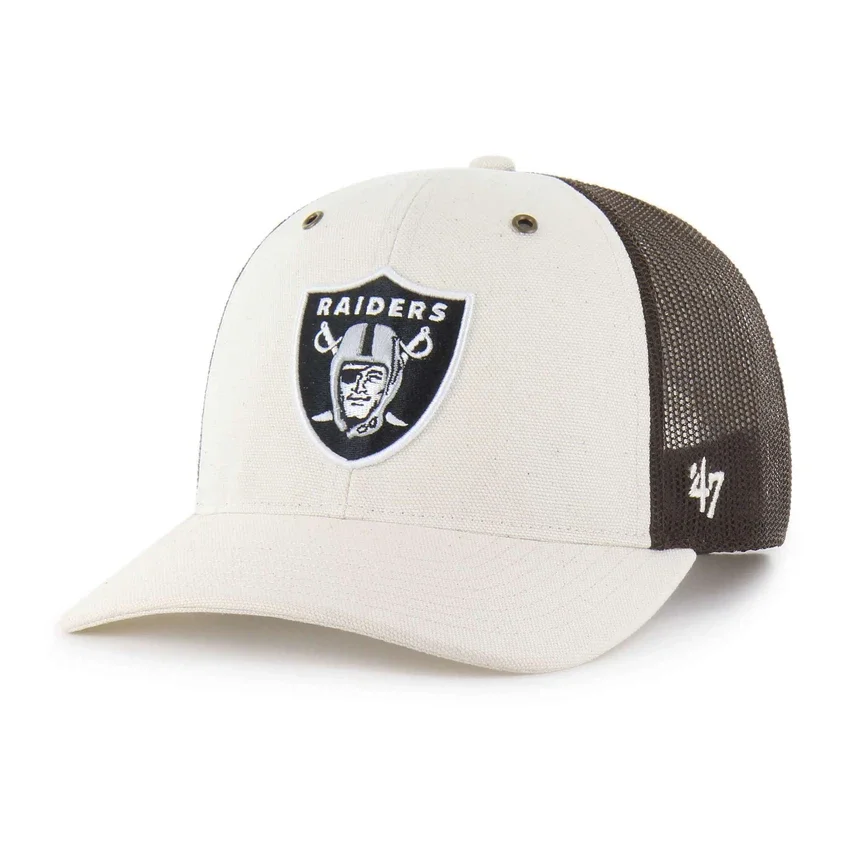Las Vegas Raiders '47 Niefarbowana czapka typu trucker o luźnym kroju