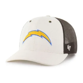 Los Angeles Chargers '47 Niefarbowana czapka typu trucker o luźnym kroju