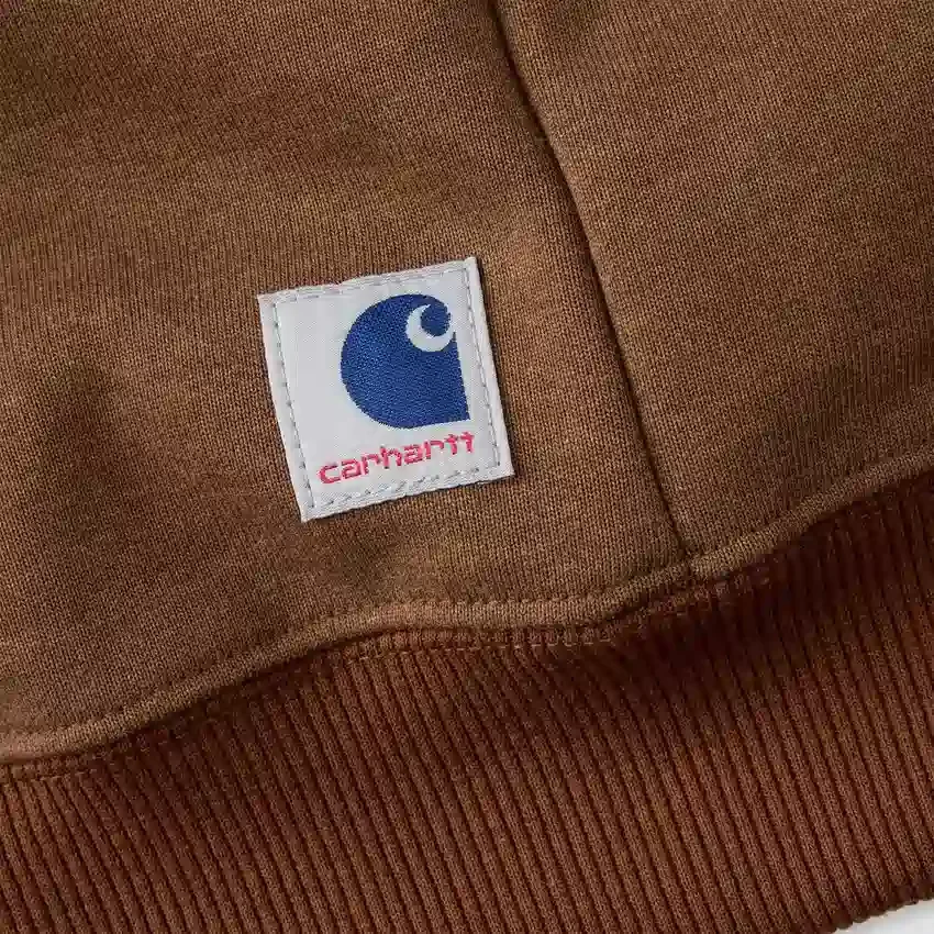Męska bluza bez kaptura z grubej dzianiny polarowej z serii Crafted