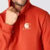 Męska bluza z kapturem Force z logo, odprowadzająca wilgoć