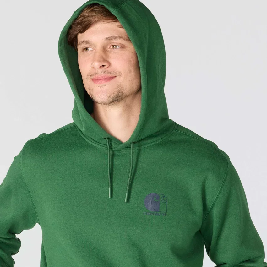 Męska bluza z kapturem Force z logo, odprowadzająca wilgoć