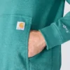 Męska bluza z kapturem Force z logo, odprowadzająca wilgoć