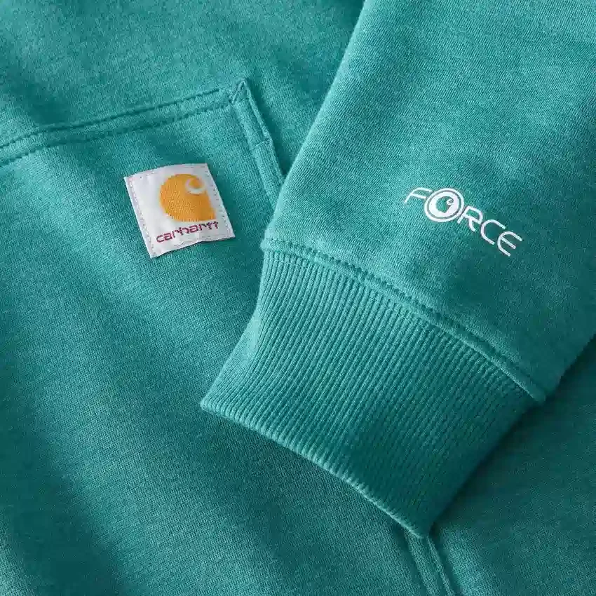 Męska bluza z kapturem Force z logo, odprowadzająca wilgoć