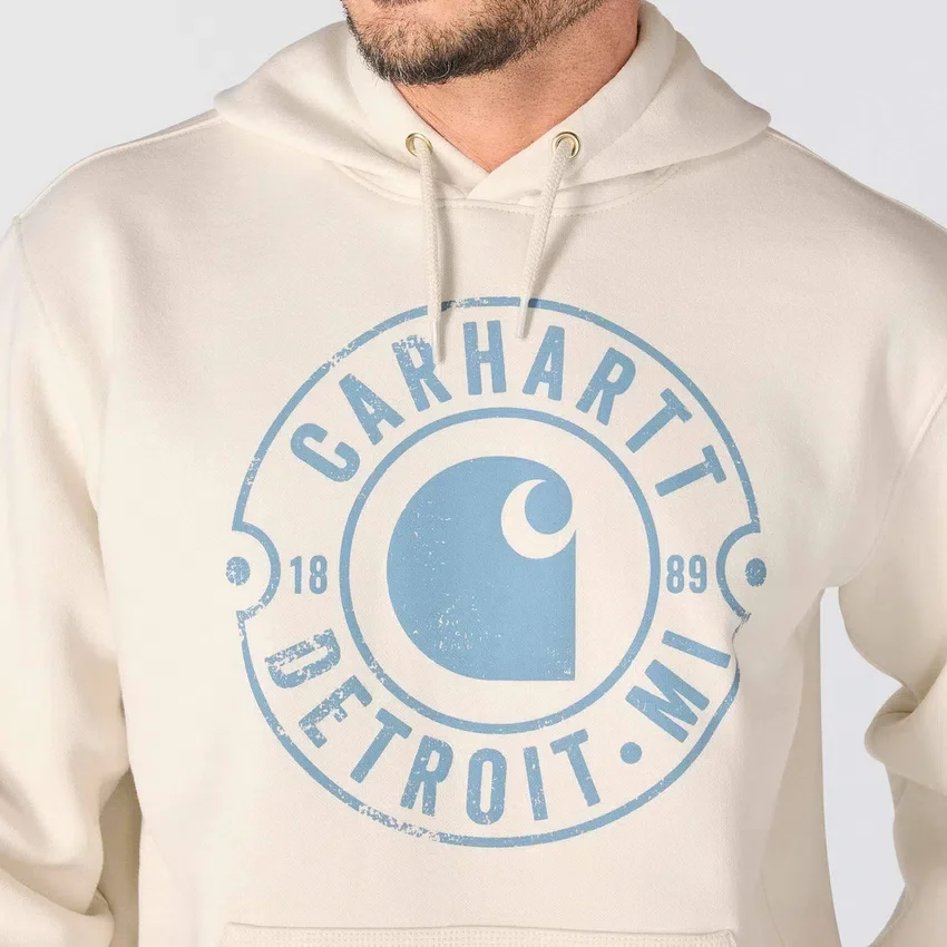 Męska bluza z kapturem Marquette Detroit z nadrukiem