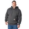 Męska bluza z kapturem Paxton z zamkiem 1/4, wodoodporna, gruba – Bluzy z kapturem carhartt Rain Defender