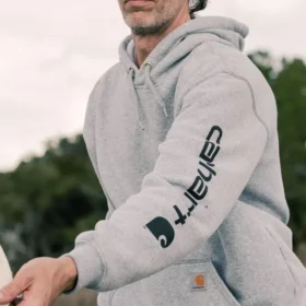 Męska bluza z kapturem z kultowym logo K288 – carhartt K288
