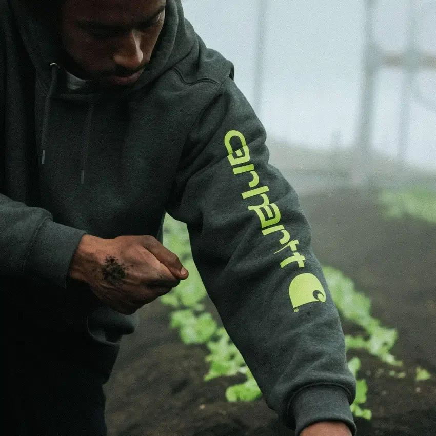 Męska bluza z kapturem z kultowym logo K288 – carhartt K288