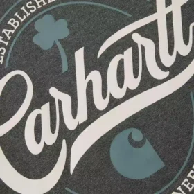 Męska bluza z kapturem z nadrukiem „Marquette Shamrock Script” – bluza na Dzień Świętego Patryka