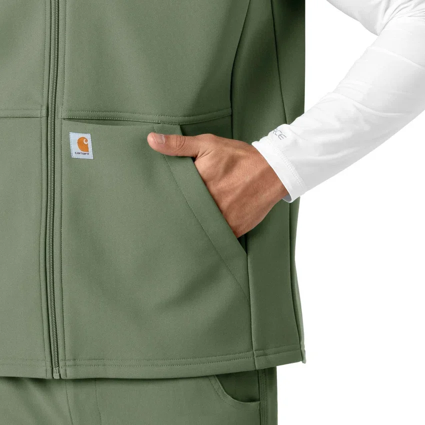 Męska kamizelka medyczna z laminowanego polaru Rugged Flex®