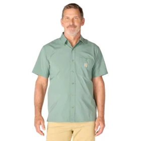 Męska koszula z krótkimi rękawkami Force Sun Defender™ o luźnym kroju – koszule z ochroną przeciwsłoneczną