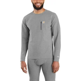 Męska koszulka termiczna – carhartt Force® – gruba – dzianina melanżowa