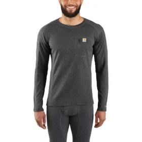Męska koszulka termiczna – carhartt Force® – gruba – mieszanka włókien syntetycznych i wełny
