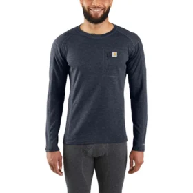 Męska koszulka termiczna – carhartt Force® – gruba – mieszanka włókien syntetycznych i wełny