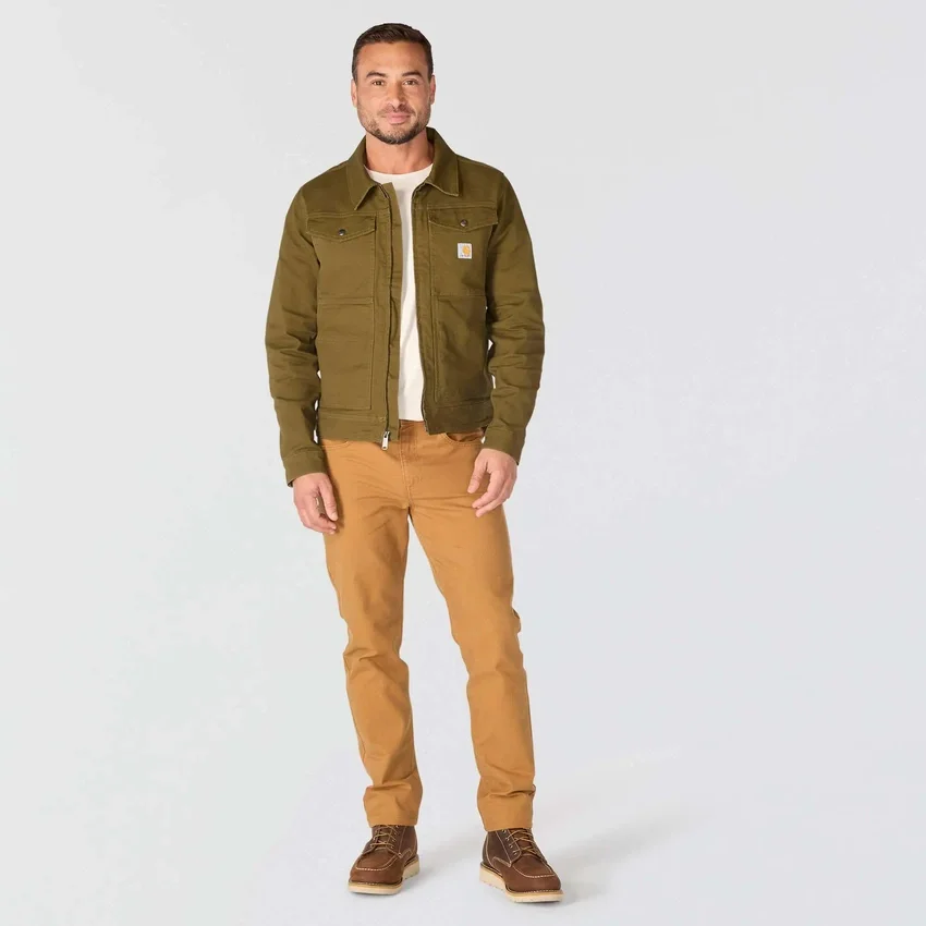 Męska kurtka Berwick z płótna typu „Duck Canvas” o luźnym kroju Rugged Flex