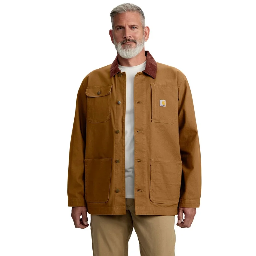 Męski Chore Coat Rugged Flex o luźnym kroju z elastycznej bawełny typu duck