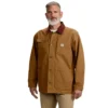 Męski Chore Coat Rugged Flex o luźnym kroju z elastycznej bawełny typu duck