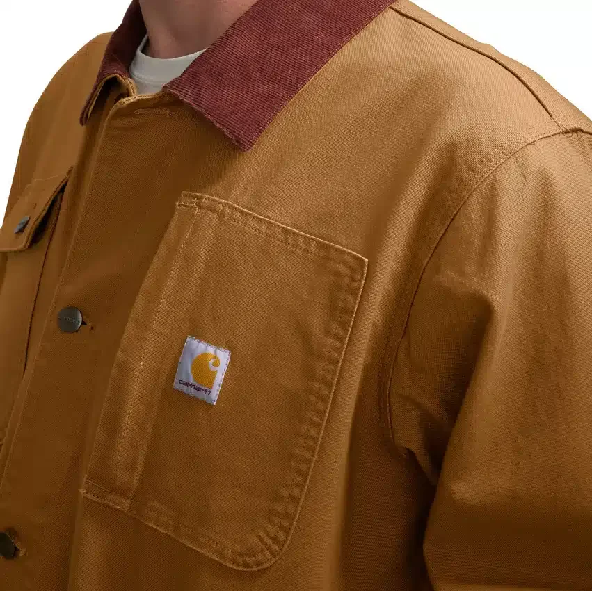 Męski Chore Coat Rugged Flex o luźnym kroju z elastycznej bawełny typu duck