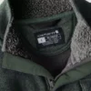 Męski sweter polarowy z zamkiem do połowy długości o luźnym kroju
