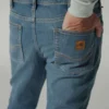 Męskie dżinsy robocze Fr o luźnym kroju typu bootcut z materiału Rugged Flex, ognioodporne