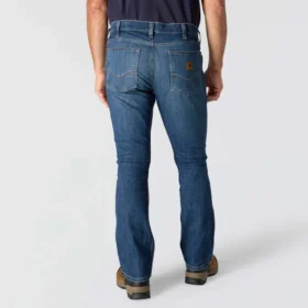 Męskie dżinsy robocze Fr o luźnym kroju typu bootcut z materiału Rugged Flex, ognioodporne