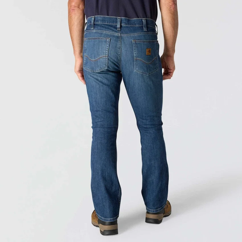Męskie dżinsy robocze Fr o luźnym kroju typu bootcut z materiału Rugged Flex, ognioodporne