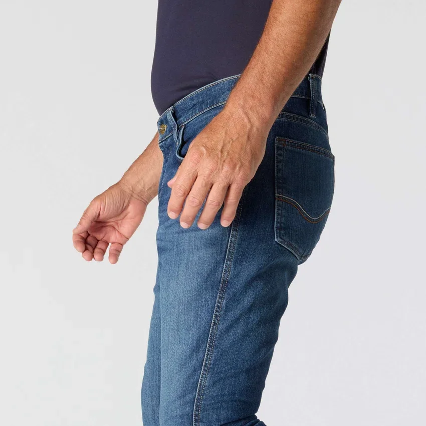 Męskie dżinsy robocze Fr o luźnym kroju typu bootcut z materiału Rugged Flex, ognioodporne