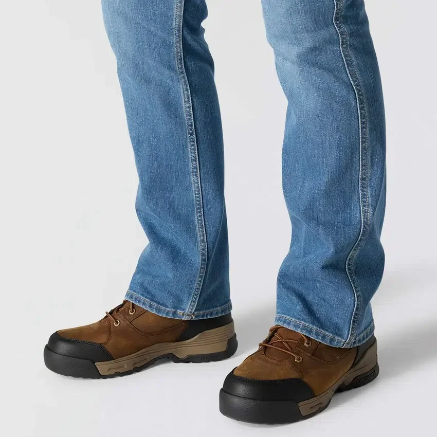 Męskie dżinsy robocze Fr o luźnym kroju typu bootcut z materiału Rugged Flex, ognioodporne