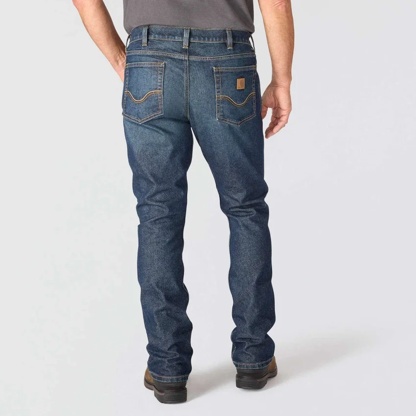 Męskie dżinsy robocze o luźnym kroju typu bootcut z technologią Rugged Flex