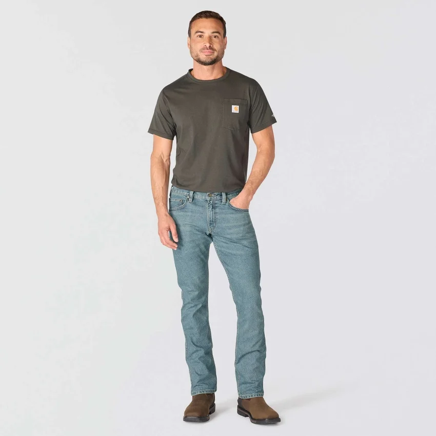 Męskie dżinsy robocze o luźnym kroju typu bootcut z technologią Rugged Flex