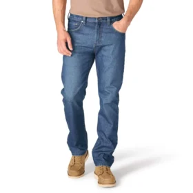 Męskie jeansy robocze Slim Straight Rugged Flex