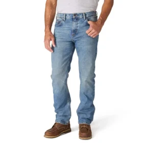 Męskie jeansy robocze Slim Straight Rugged Flex