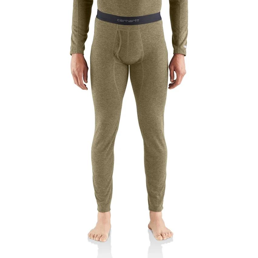 Męskie spodnie termiczne – carhartt Force® – średniej grubości – poliester i wełna