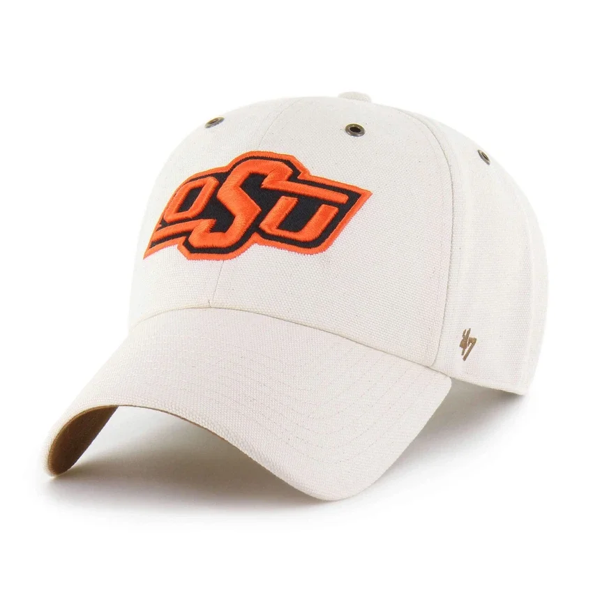 Oklahoma State Cowboys '47 – czysta czapka typu „clean up”, niebarwiona